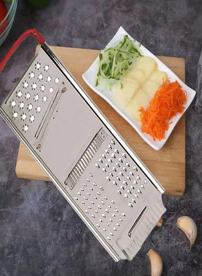 Oc9 Stainless Steel Potato Chipser/Slicer/Cheese Grater/Coconut Grater/Fruits/Vegetable for Kitchen - Image 3